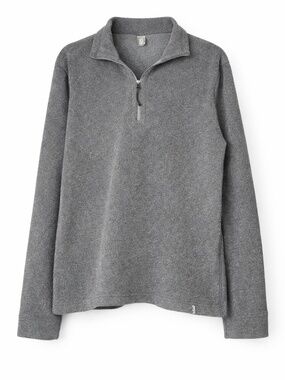 Stio Half Zip Fleece Pullover‎ Mens Medium Gray Quarter Zip Outdoor Sweater